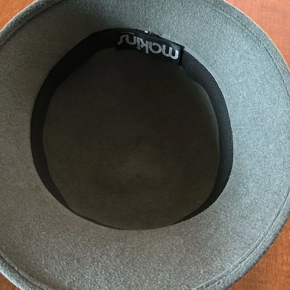 Vintage Makins New York Gray Wool Hat